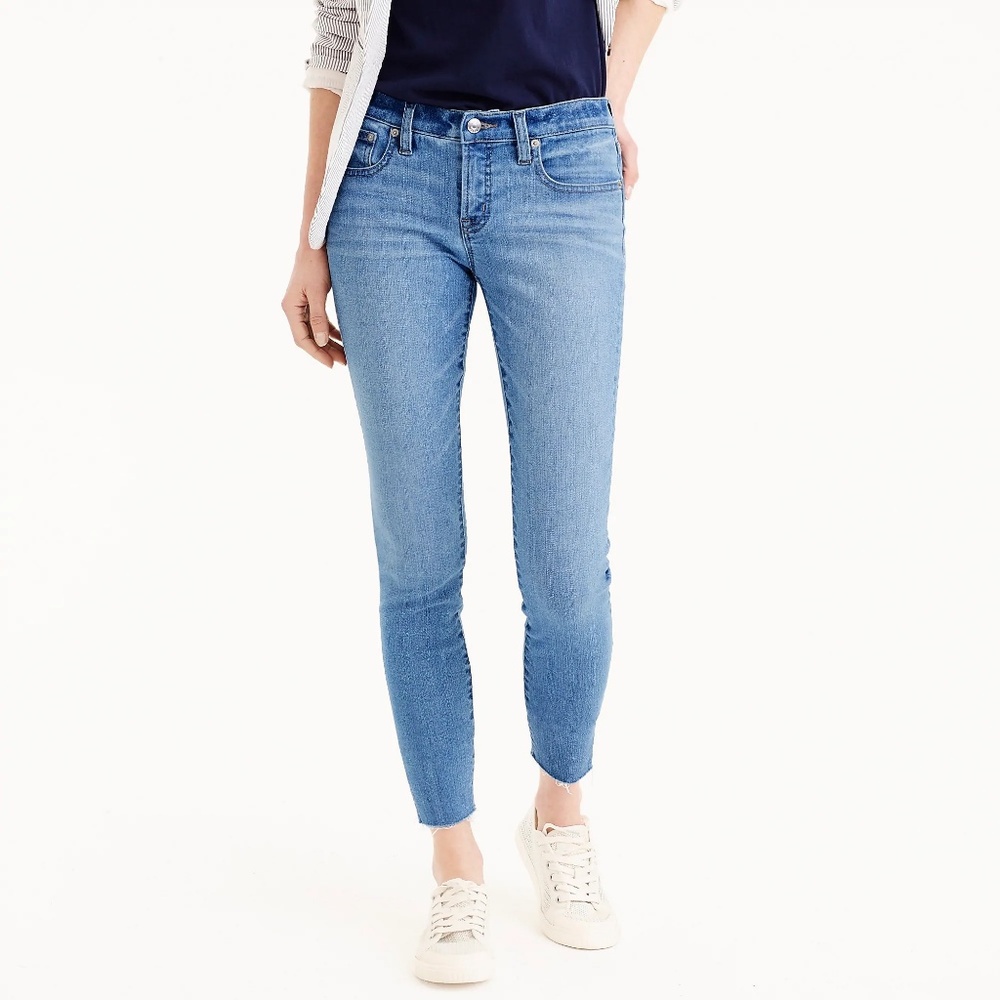 J. Crew Tall 8" Toothpick Jeans with Side Slit - Picture 2 of 4
